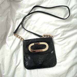 Michael Kors Black Snake Print Bag